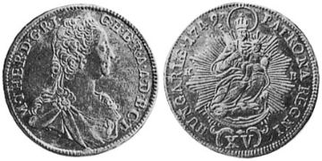 15 Krajczar 1747-1750