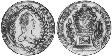 20 Krajczar 1755-1765