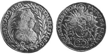 20 Krajczar 1766-1780