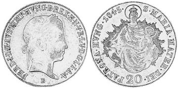 20 Krajczar 1837-1848