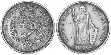 20 Centimos 1855