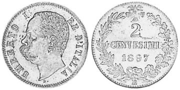 2 Centesimi 1895-1900