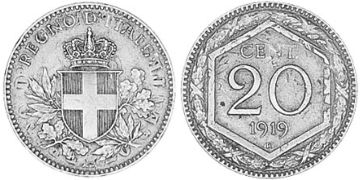 20 Centesimi 1918-1920