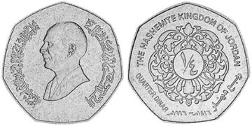 1/4 Dinar 1995-1996