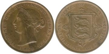 1/13 Shilling 1866-1871
