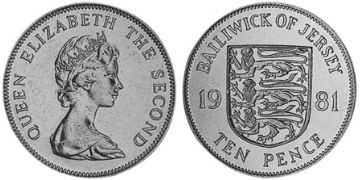10 Pence 1981