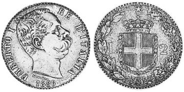 2 Lire 1881-1899