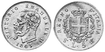 5 Lire 1863-1865