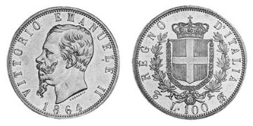 100 Lire 1864