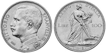 100 Lire 1910-1927