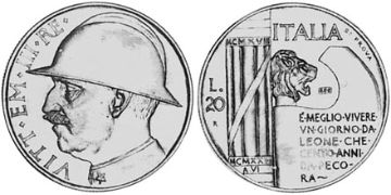 20 Lire 1928