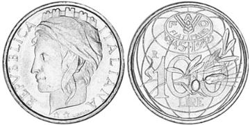 100 Lire 1995