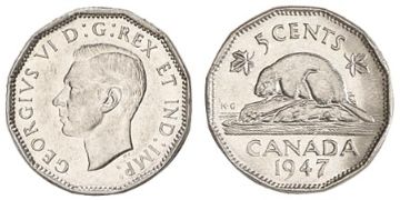 5 Centů 1946-1947