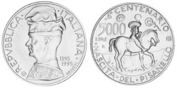 5000 Lire 1995