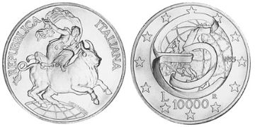10000 Lire 1995