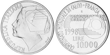 10000 Lire 1998