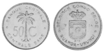 50 Centimes 1954-1955