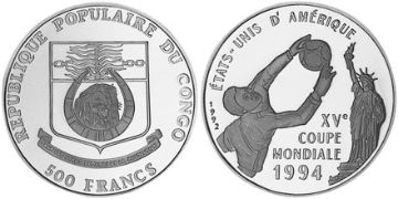 500 Franků 1992