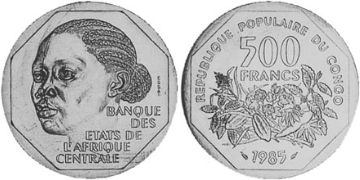 500 Franků 1985