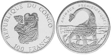 100 Franků 1993