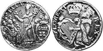 1/2 Penny 1667