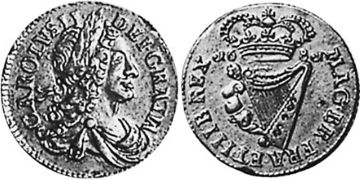 1/2 Penny 1680-1682