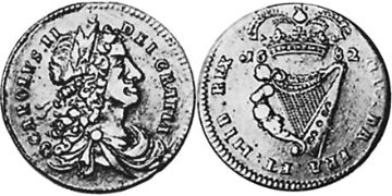1/2 Penny 1681-1684