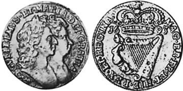 1/2 Penny 1692-1694