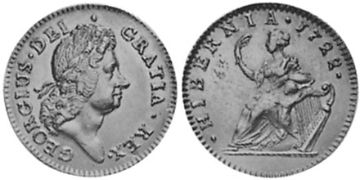 1/2 Penny 1722-1723