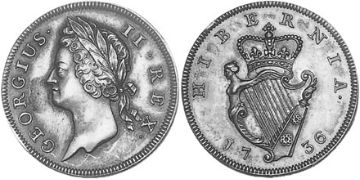 1/2 Penny 1736-1738