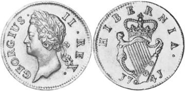 1/2 Penny 1741-1746