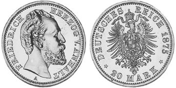 20 Mark 1875