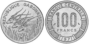 100 Franků 1971-1972