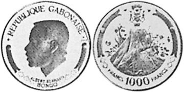 1000 Franků 1969