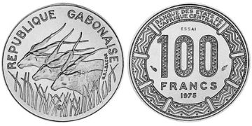 100 Franků 1975