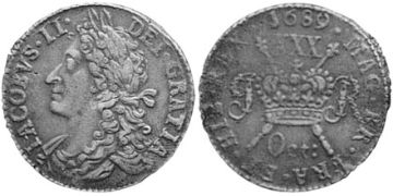 1/2 Crown 1689-1690
