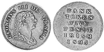 5 Pence Token 1805-1806