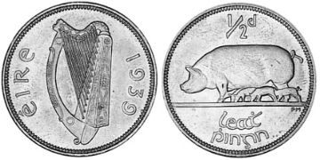 1/2 Penny 1939-1967