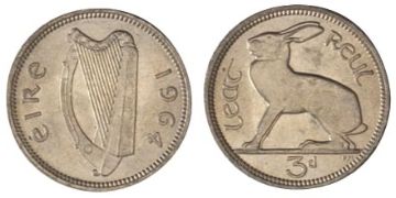 3 Pence 1942-1968