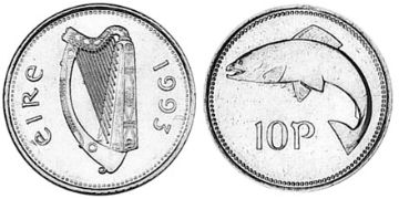10 Pence 1993-2000
