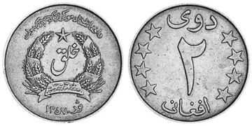 2 Afghanis 1978-1979