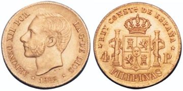 4 Pesos 1880-1885