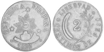 2 Centavos 1899