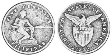 5 Centavos 1930-1935