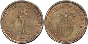 20 Centavos 1907-1929