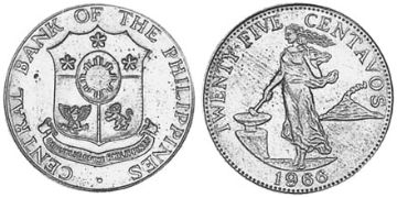 25 Centavos 1966