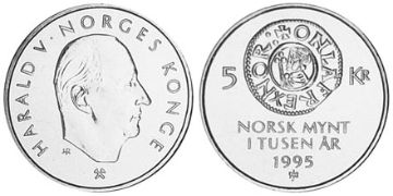 5 Kroner 1995