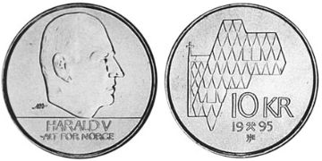 10 Kroner 1995-2012
