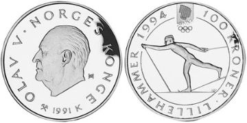 100 Kroner 1991