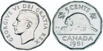 5 Centů 1951-1952